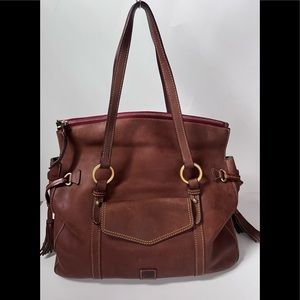 Dooney & Bourke Smith Florentine Large Leather Shoulder Bag